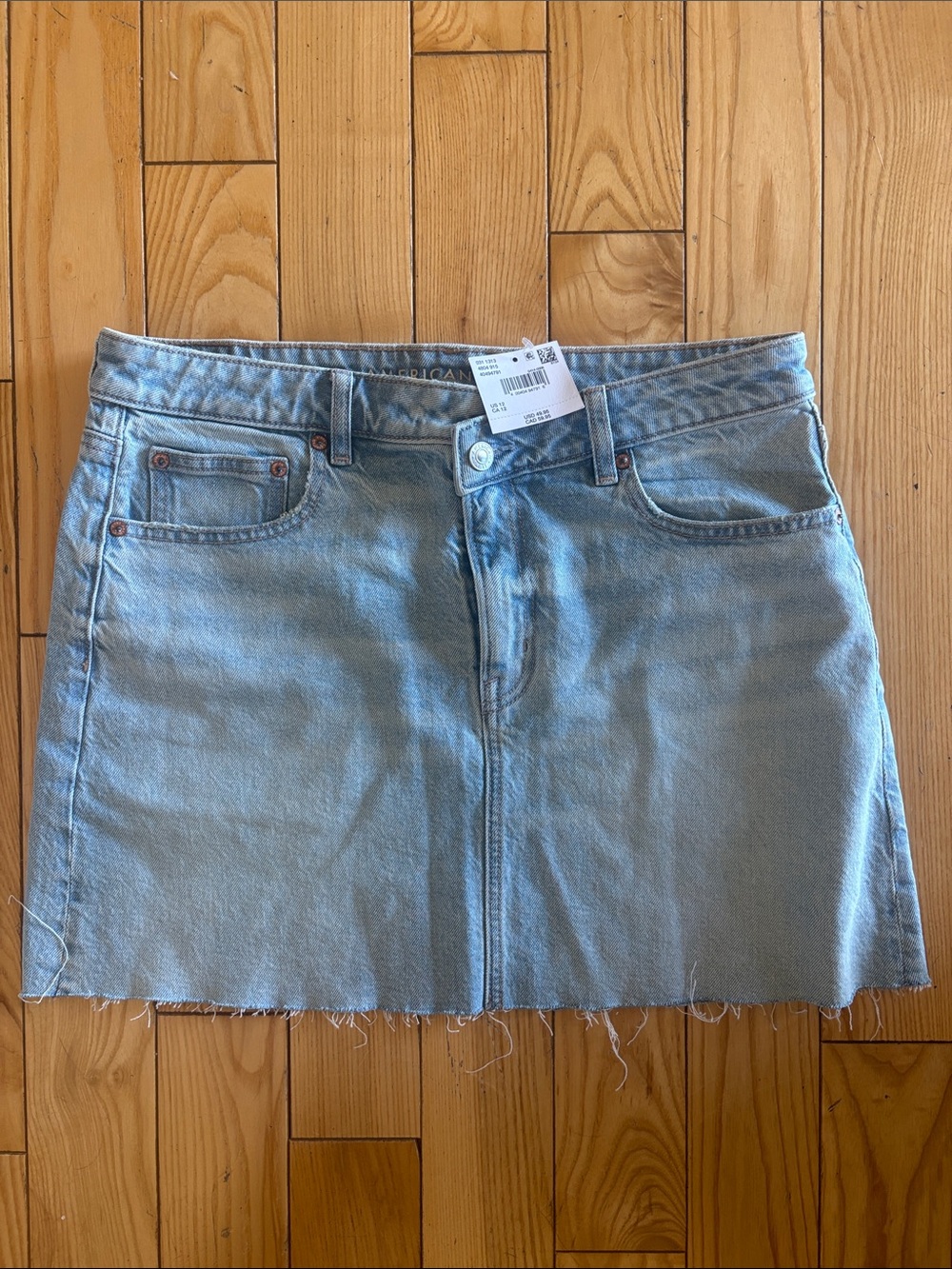 American Eagle Outfitters Light Blue Denim Mini Skirt
